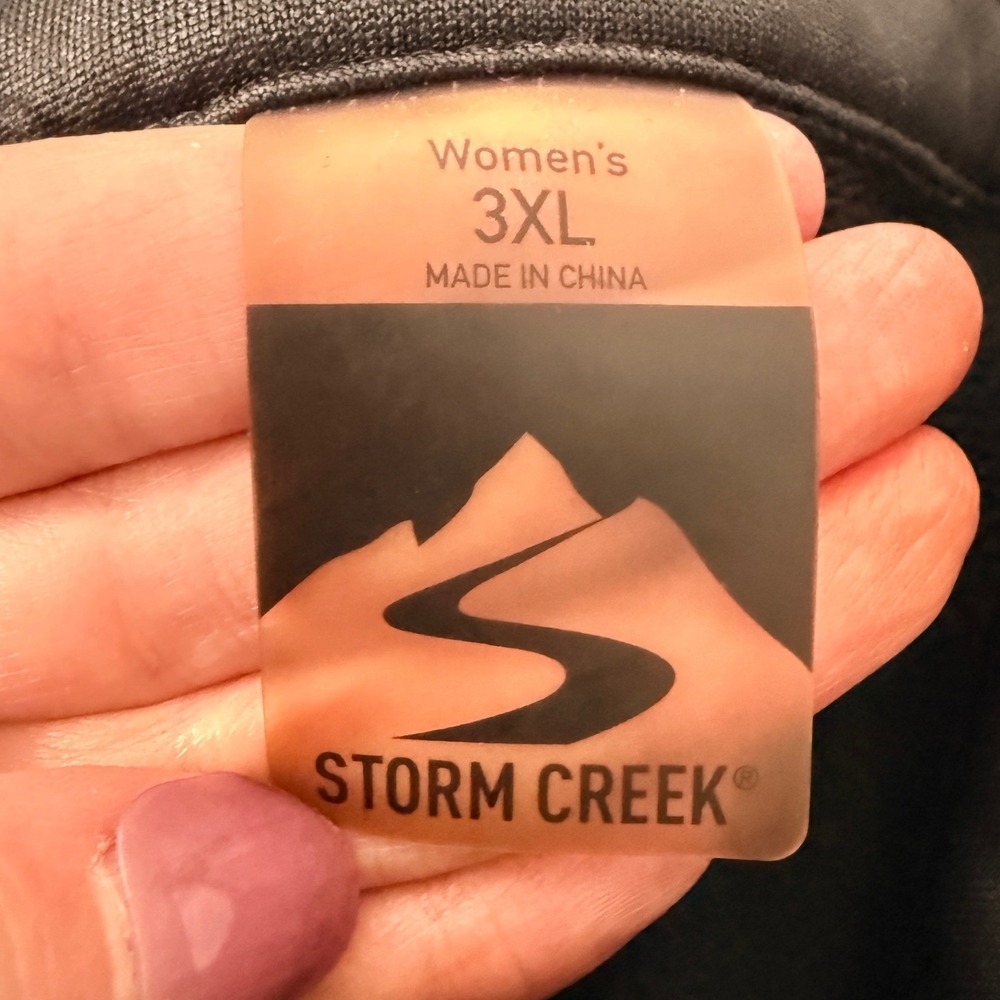 Storm Creek Womens Black‎ Heather Full Zip Jacket Performance Activewear 3XL - Picture 11 of 14